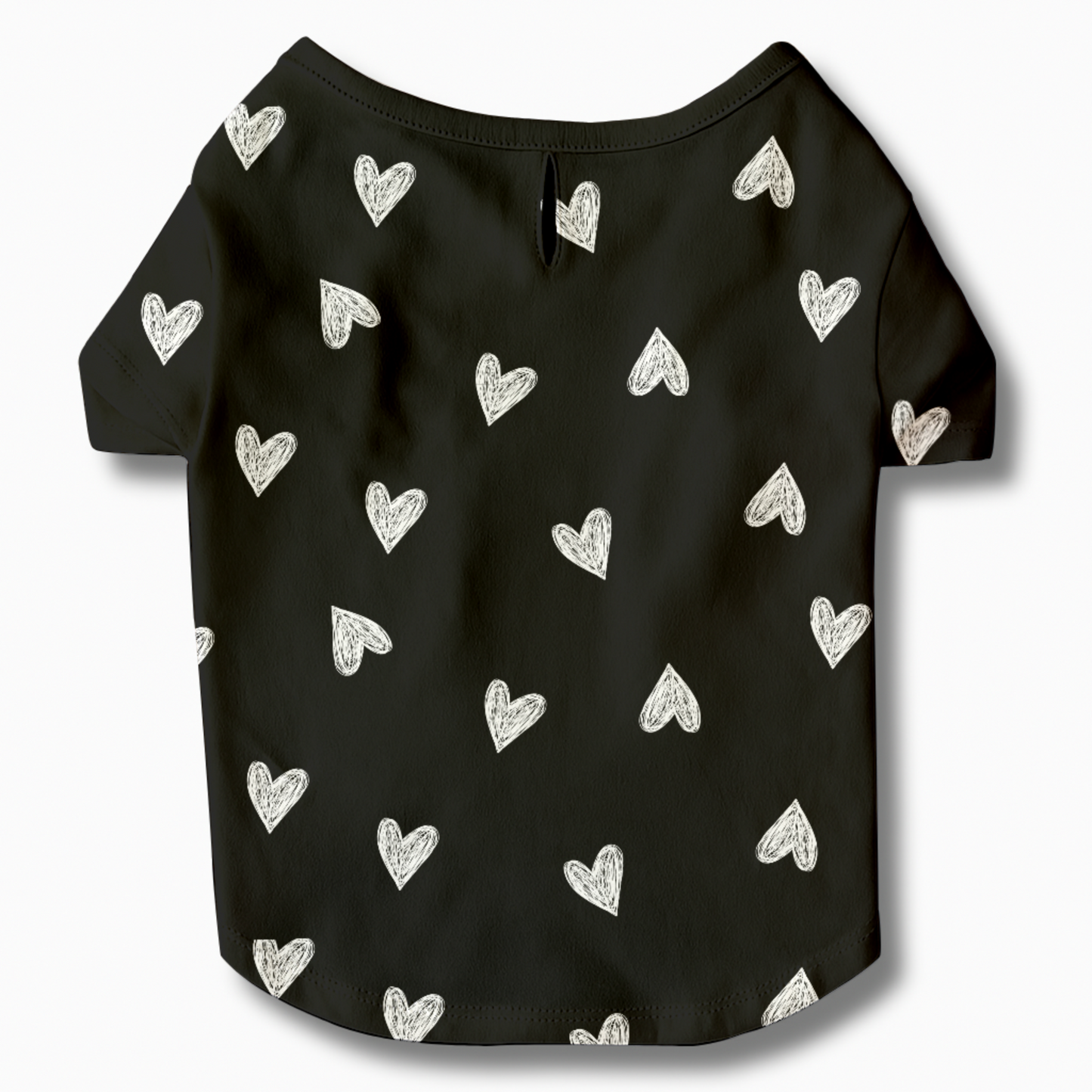Pet T-Shirt  - Black Heart