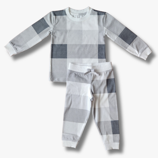 Baby PJ Set - Fireside Plaid