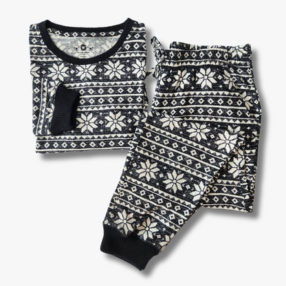 Women's Jogger Pajama Set  - Baby It's Cold Outside Fair Isle