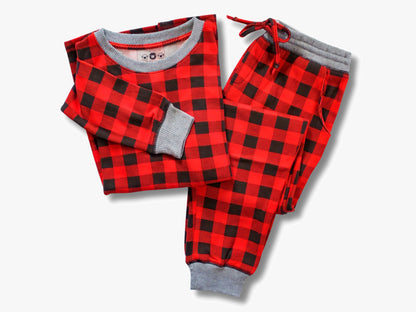 Men's Jogger Pajama Set Red Buffalo – Black Sheep Fam