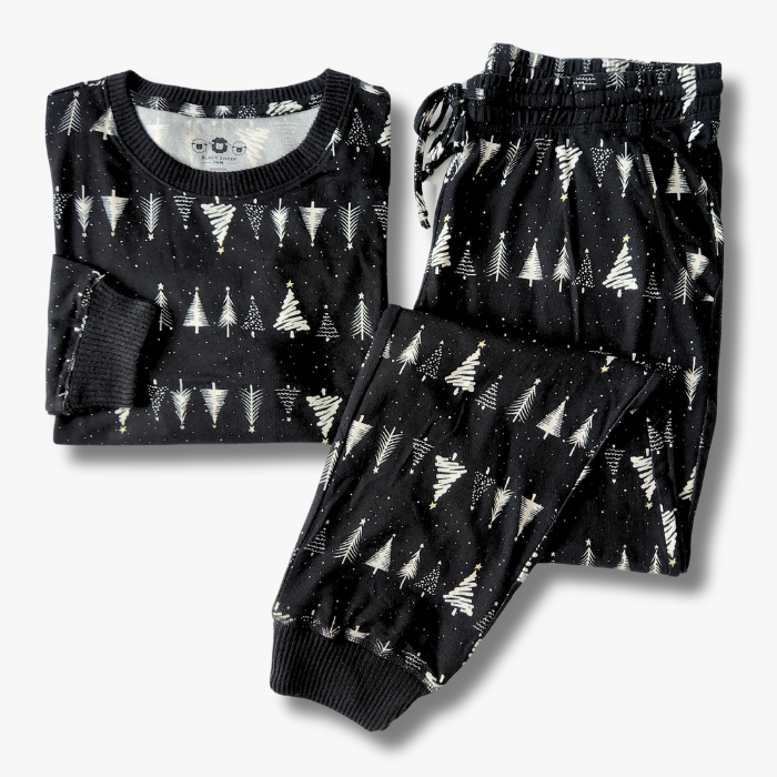 Women's Jogger Pajama Set  - Silent Night Tree