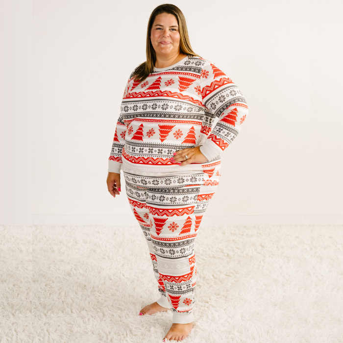 Women’s Jogger Pajama Set - Nordic Fair Isle